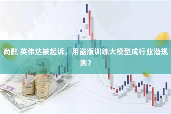 尚融 英伟达被起诉，用盗版训练大模型成行业潜规则？